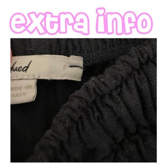 Navy Subdued linen pants - Picture 3 of 4